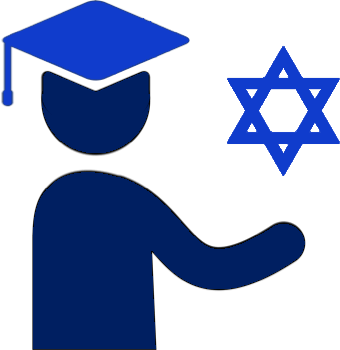 icon of student with star of david