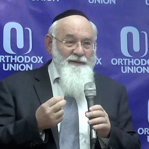 Rabbi Dr. Avraham Steinberg headshot